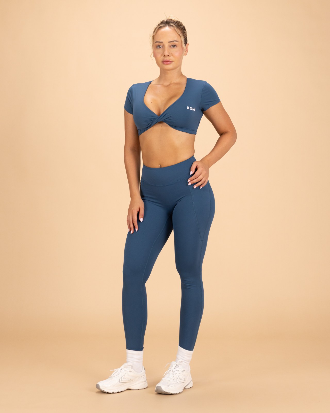The Sculpt Leggings - Slate Blue