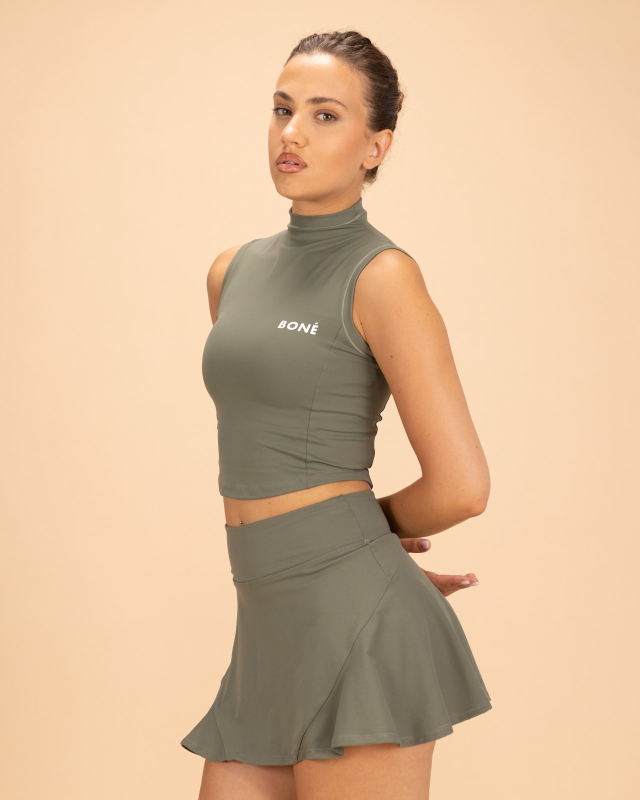 The Ace Crop - Olive Green