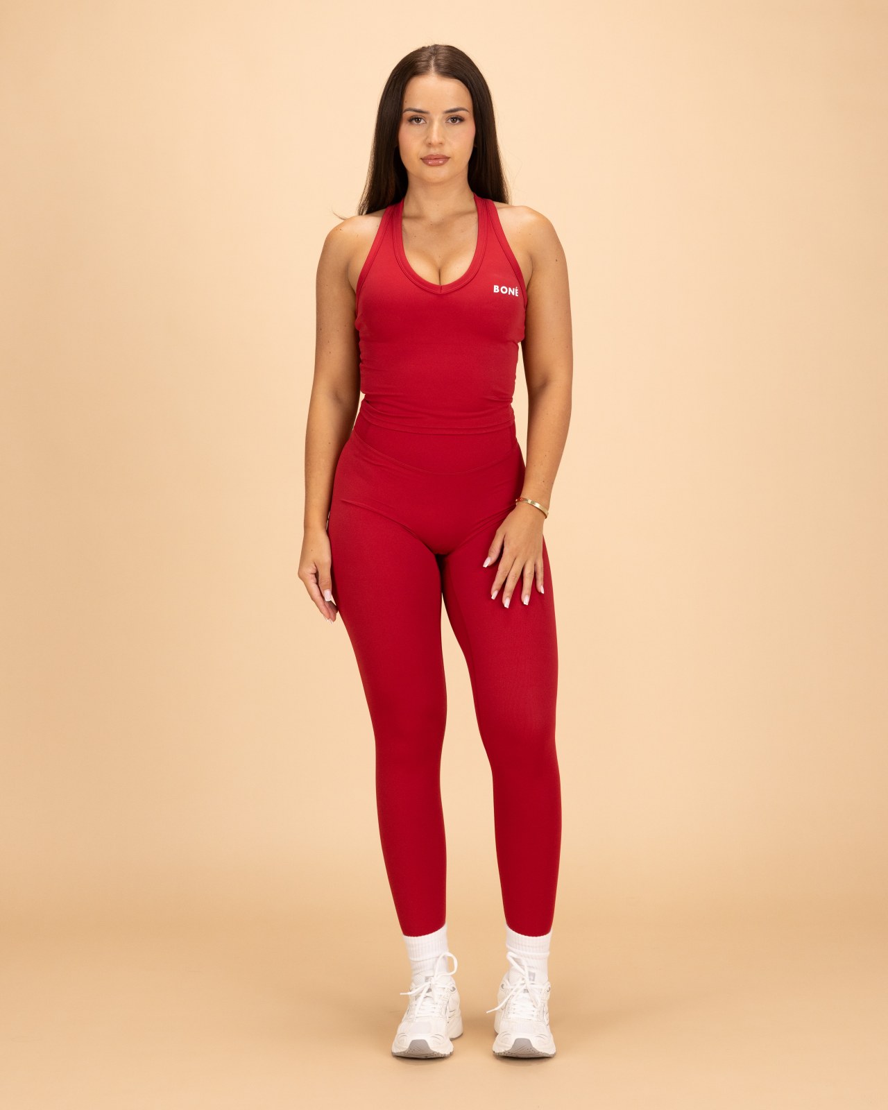 Soft Stretch Leggings - Red